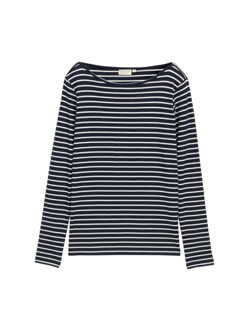 Langarmshirt mit Streifenmuster