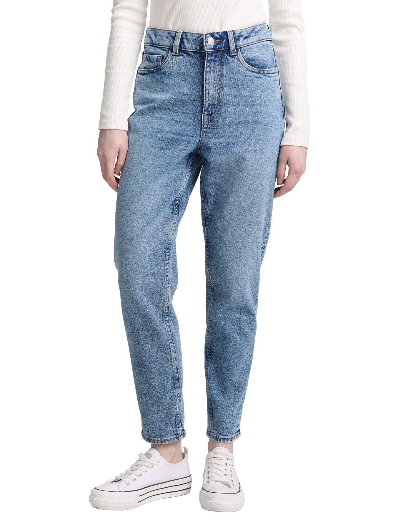 TTLINLEY MOM High Waist Ankle Jeans