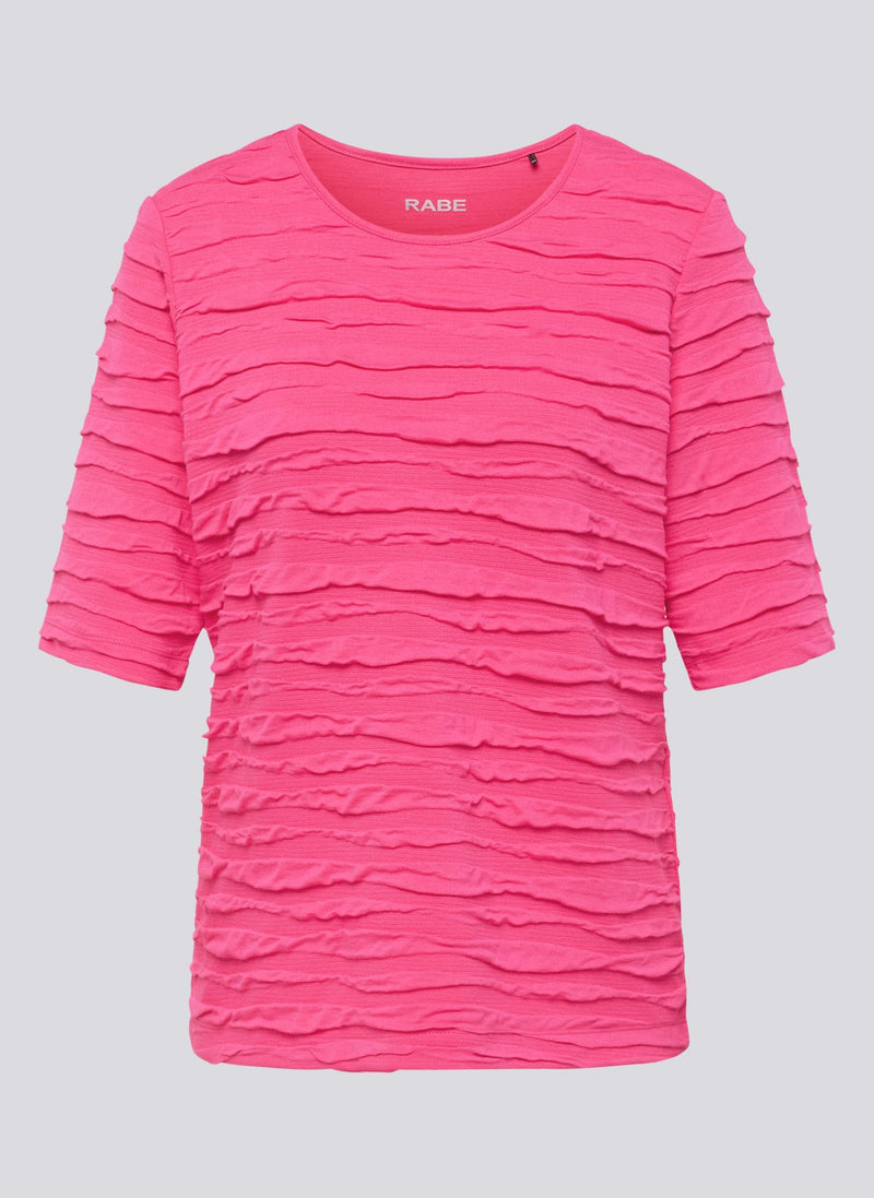 T-Shirt mit dezentem Strukturmuster