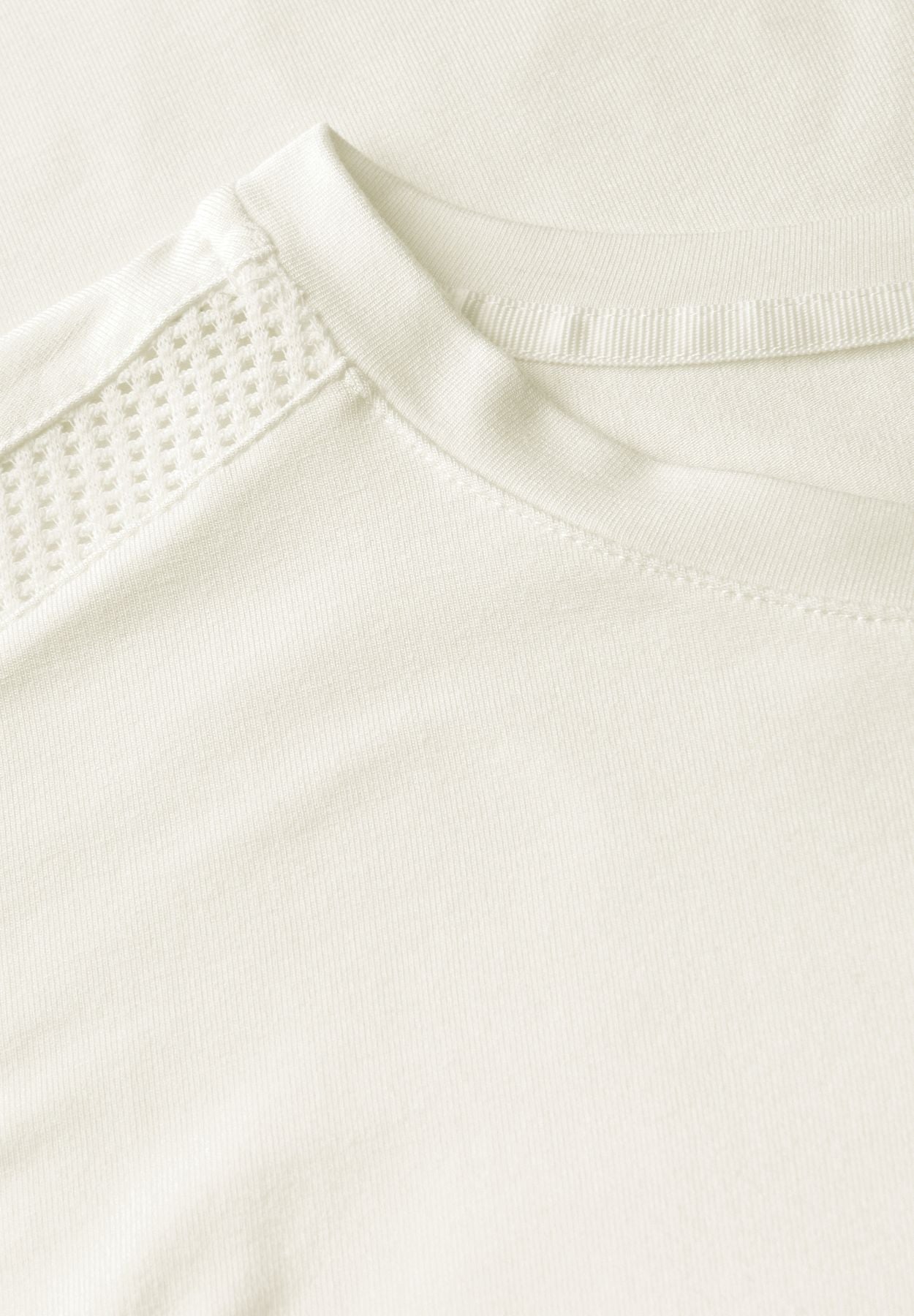 Jersey-Shirt mit Mesh-Detail