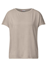 Jersey-Shirt mit Mesh-Detail