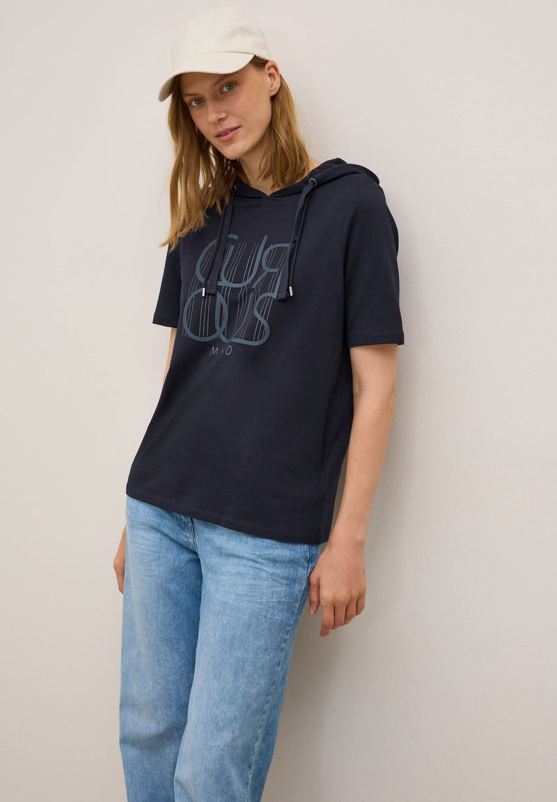 Kapuzenshirt mit Wording