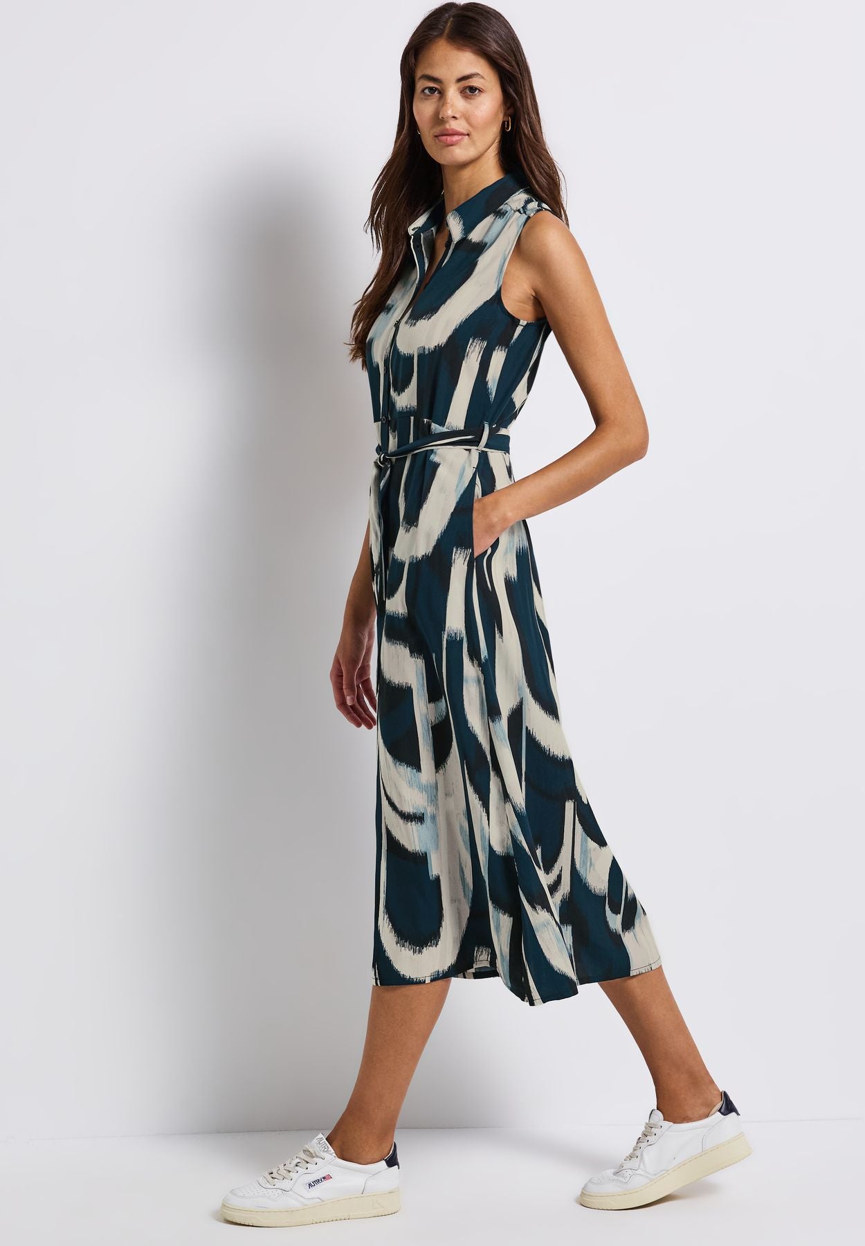 Ärmelloses Blusenkleid