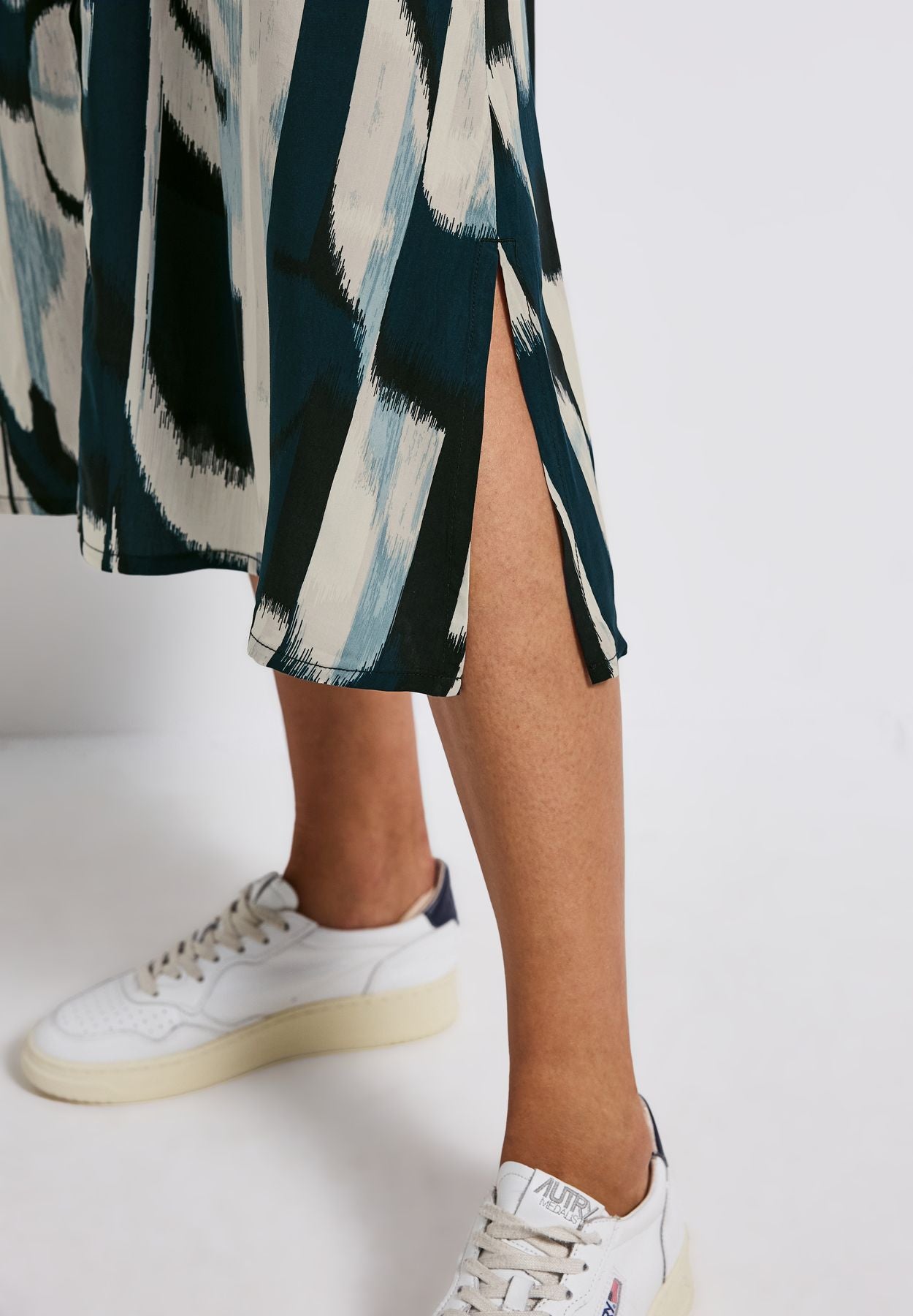 Blusenkleid mit Ikat Print