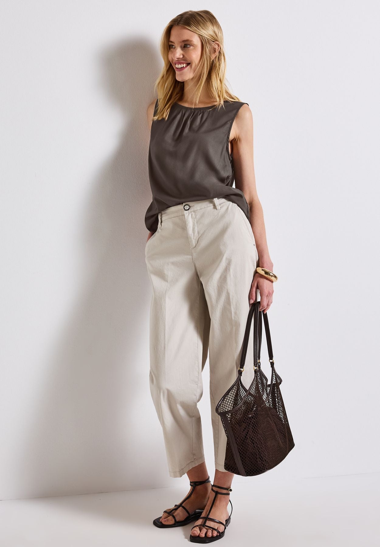 Blusentop mit Raffung