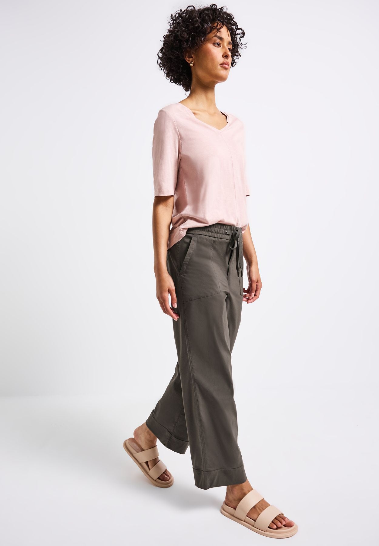 Casual Fit Hose mit Turn-Up
