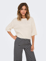 ONLTHEA SS O-NECK PULLOVER KNT