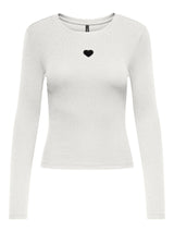 ONLCHECKIE LIFE L/S CUT OUT TOP JRS