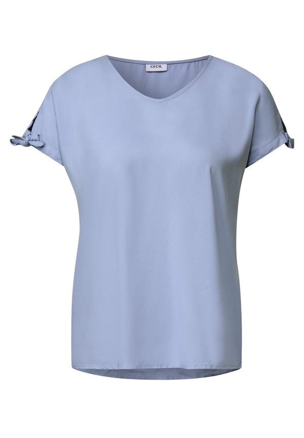 Blusenshirt in Unifarbe