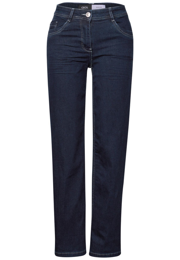 Rinsed Straight Leg Jeans