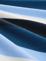 Knit structured striped