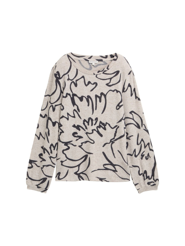 Langarmshirt mit Muster