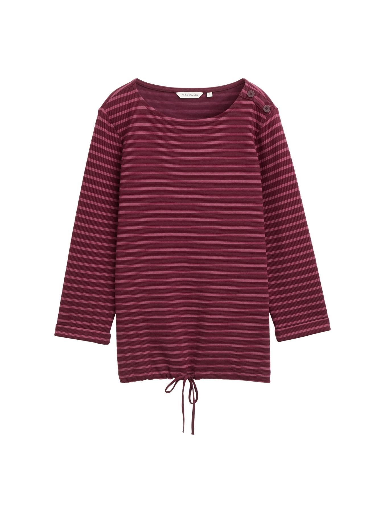 Langarmshirt mit Knopf-Details