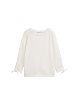 Sweatshirt mit Raffärmeln