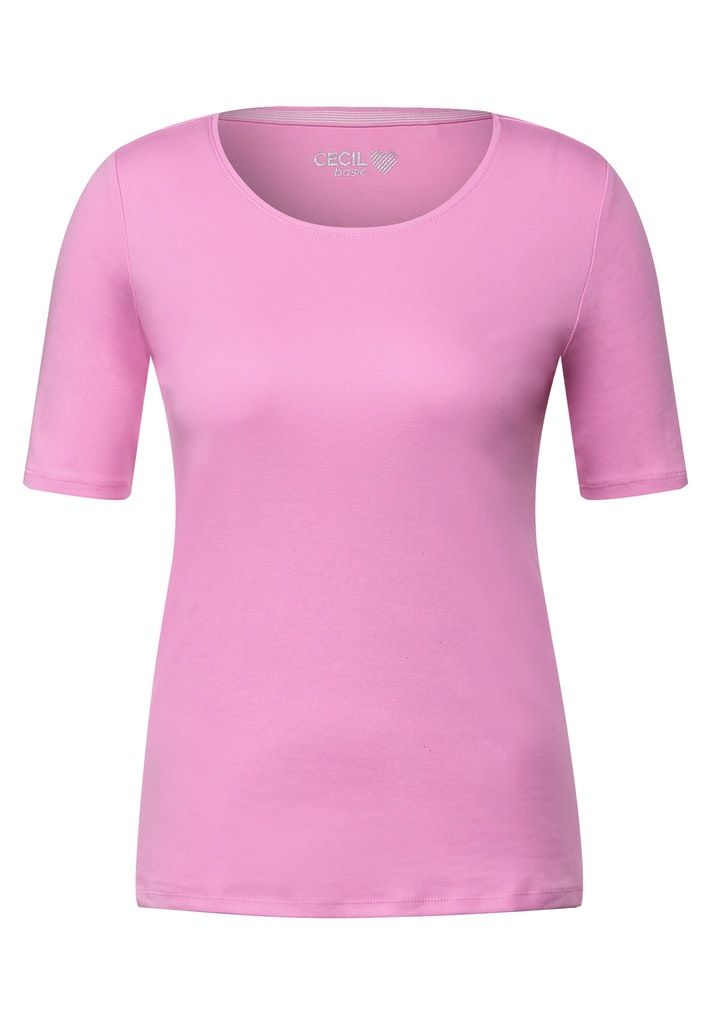 T-Shirt in Unifarbe
