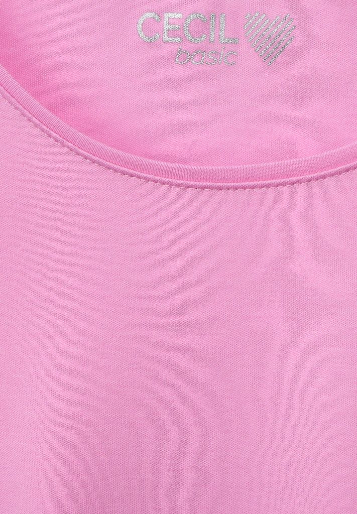 T-Shirt in Unifarbe
