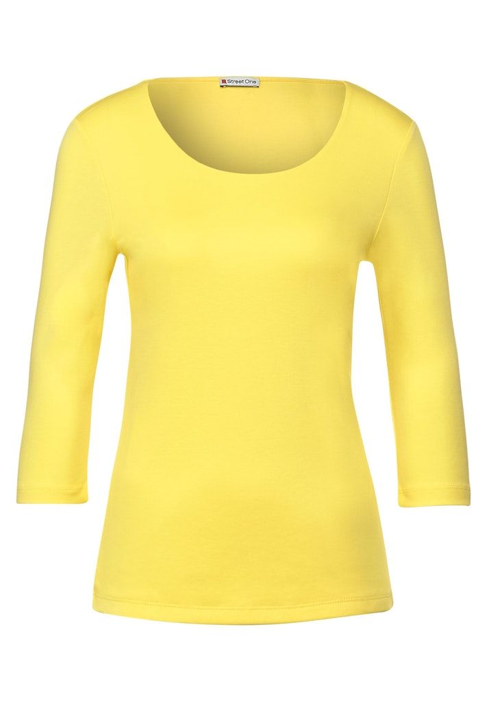Shirt in Unifarbe