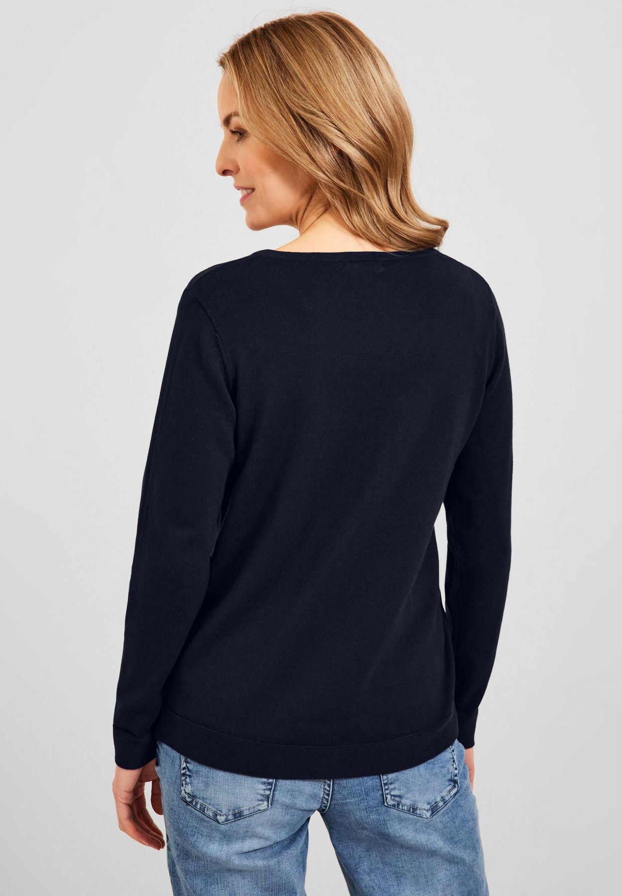Pullover mit V-Ausschnitt
