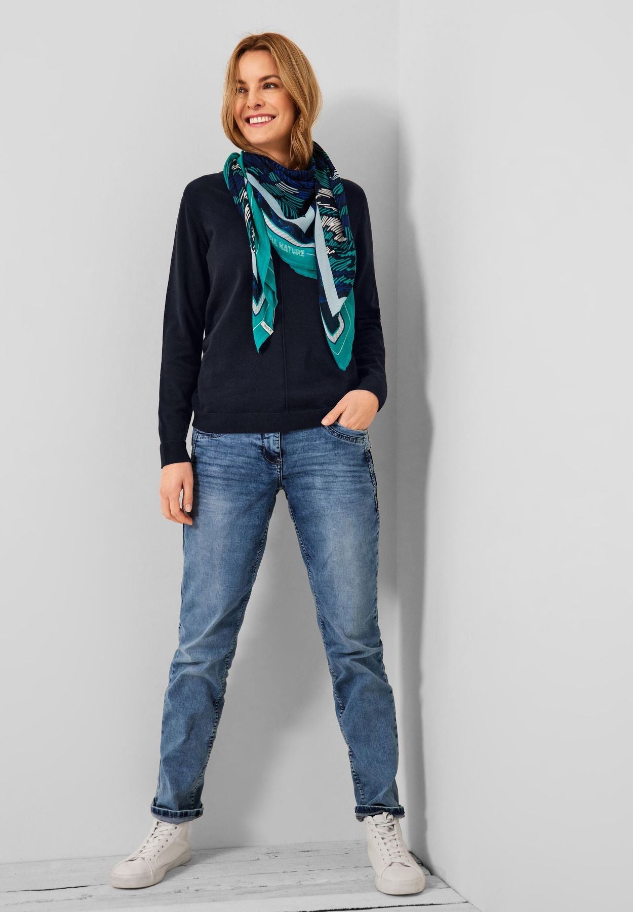 Pullover mit V-Ausschnitt