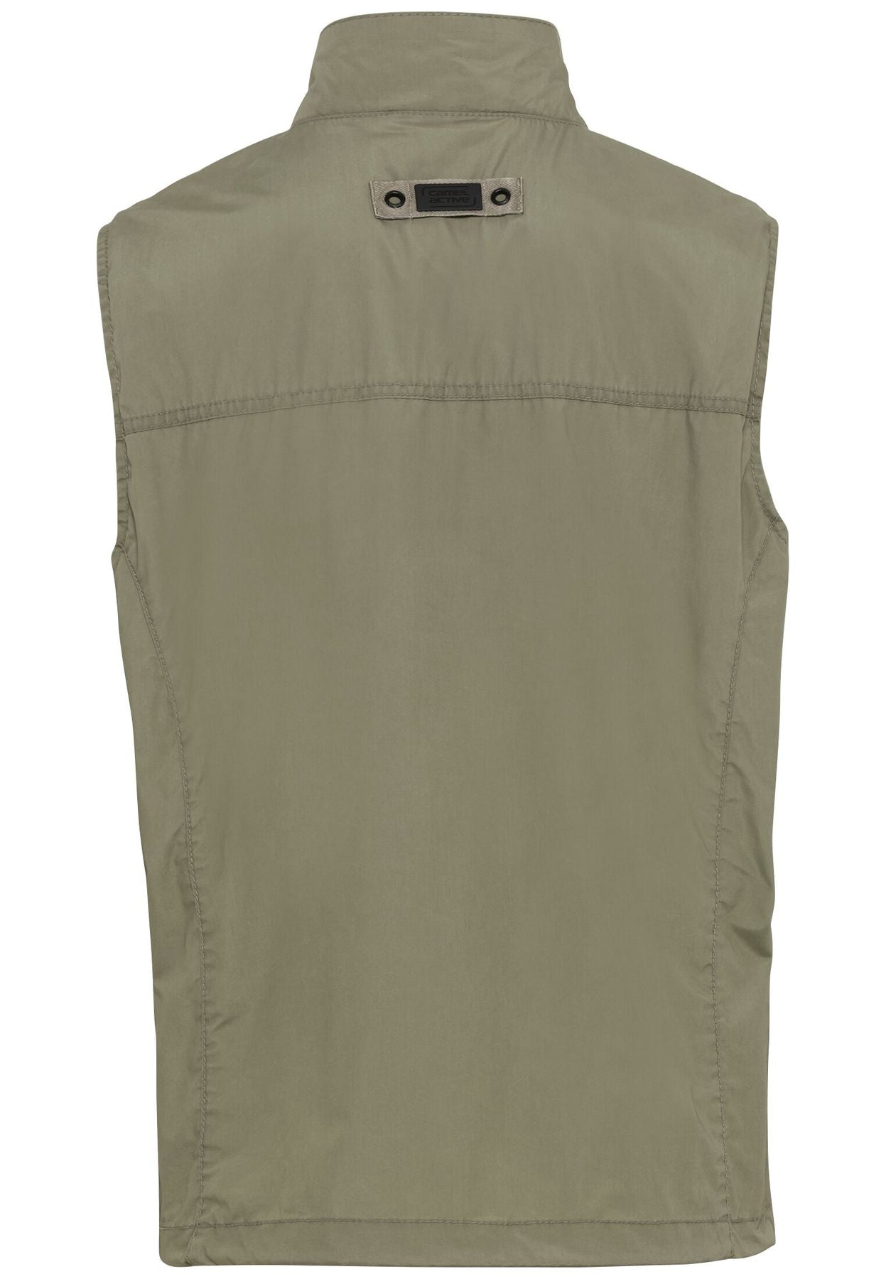 Multipocket Weste mit Stehkragen