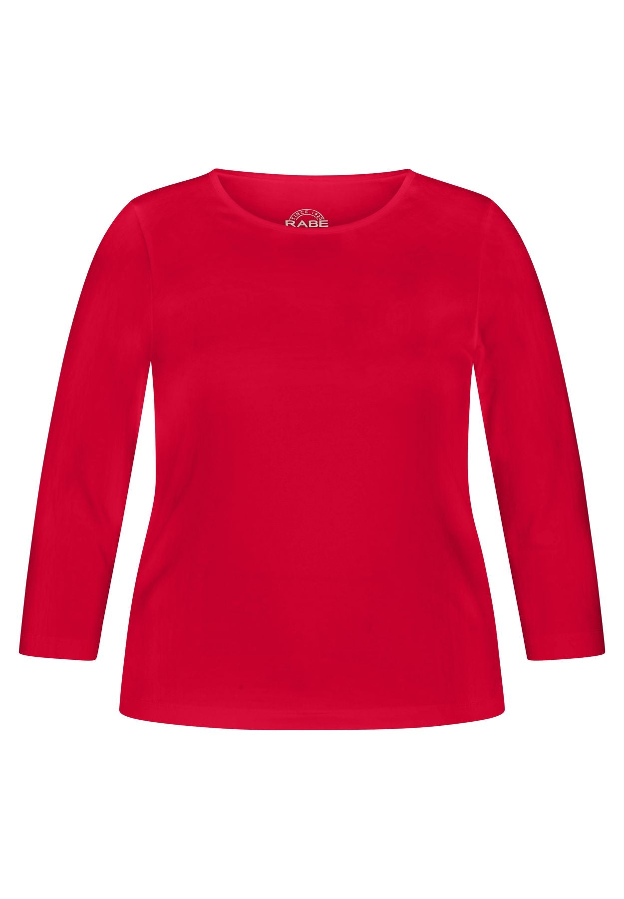 Baumwoll-T-Shirt mit 3/4 Arm