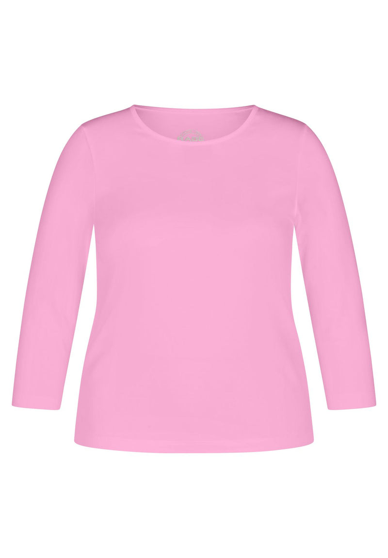 Baumwoll-T-Shirt in uni