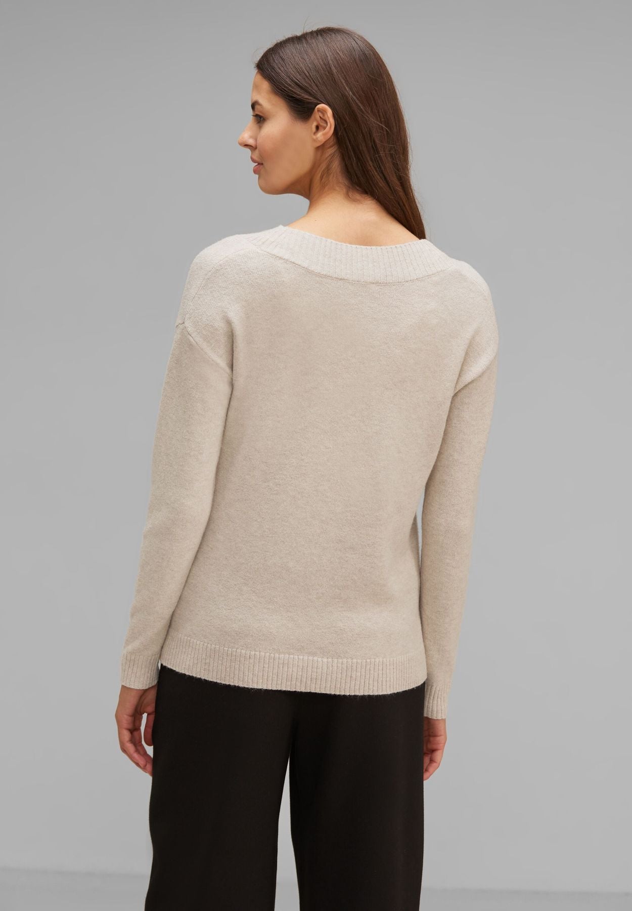 V-Ausschnitt Pullover