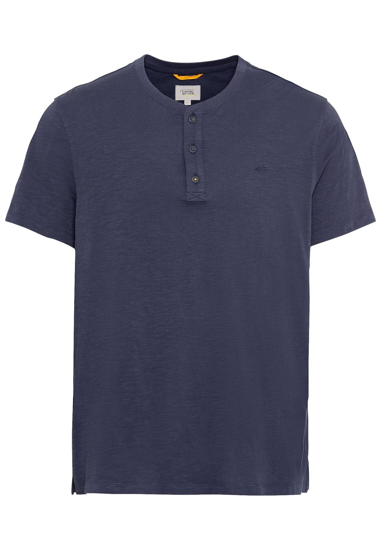 Henley T-Shirt aus reiner Baumwolle