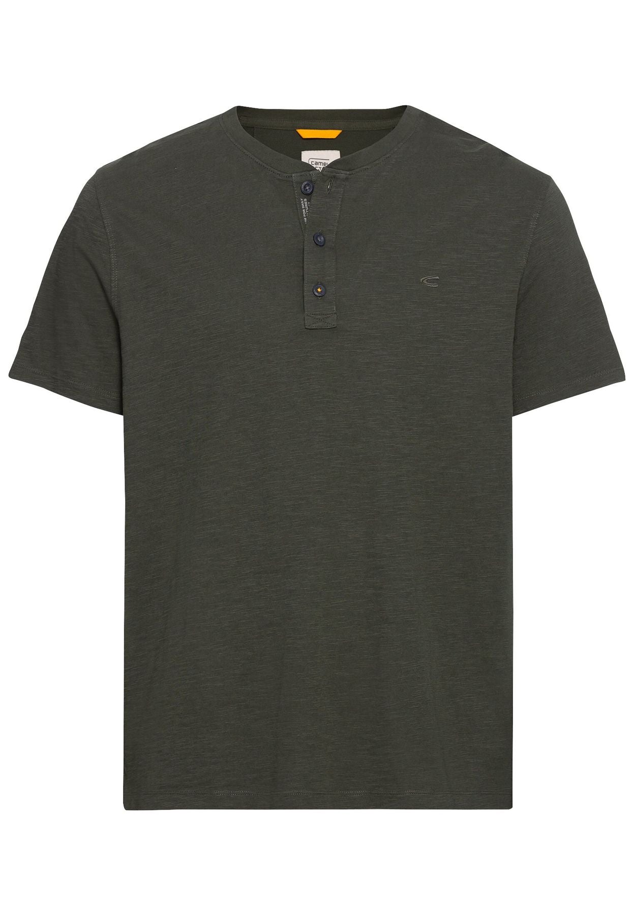 Henley T-Shirt aus reiner Baumwolle
