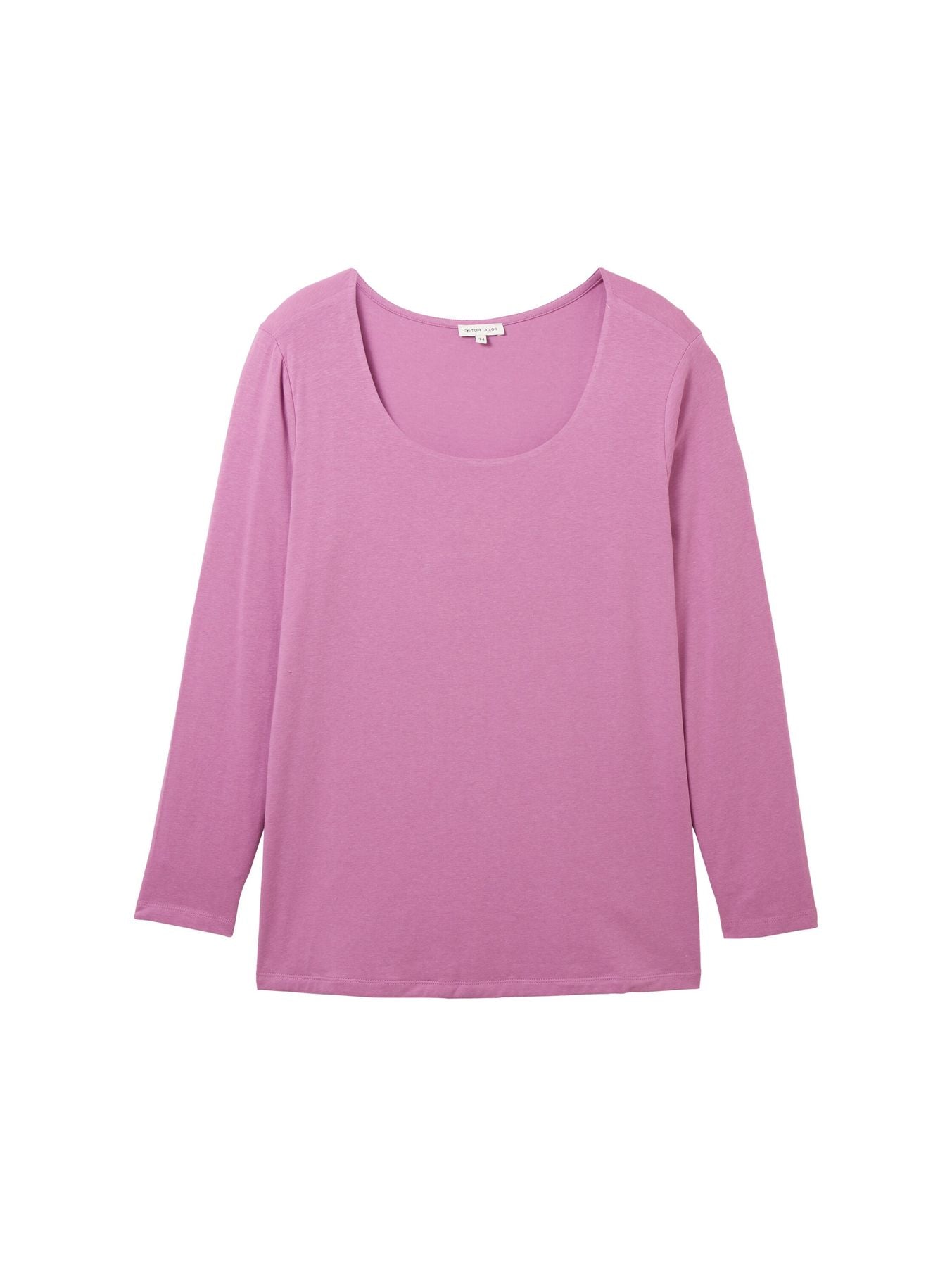 Plus Size - Langarmshirt mit Karree Ausschnitt