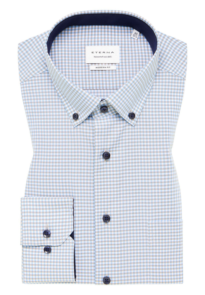 Hemd Popeline Langarm