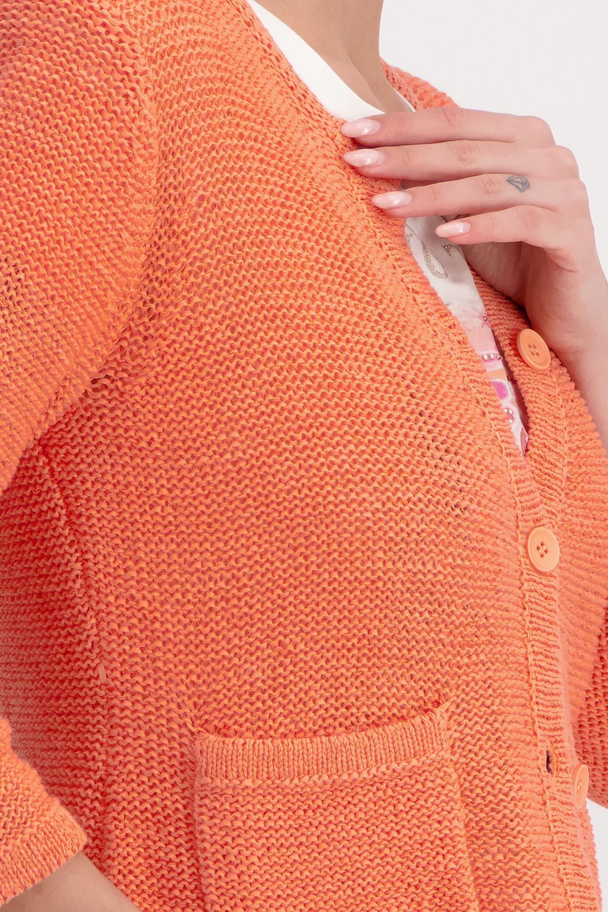 Strickjacke mit Taschen