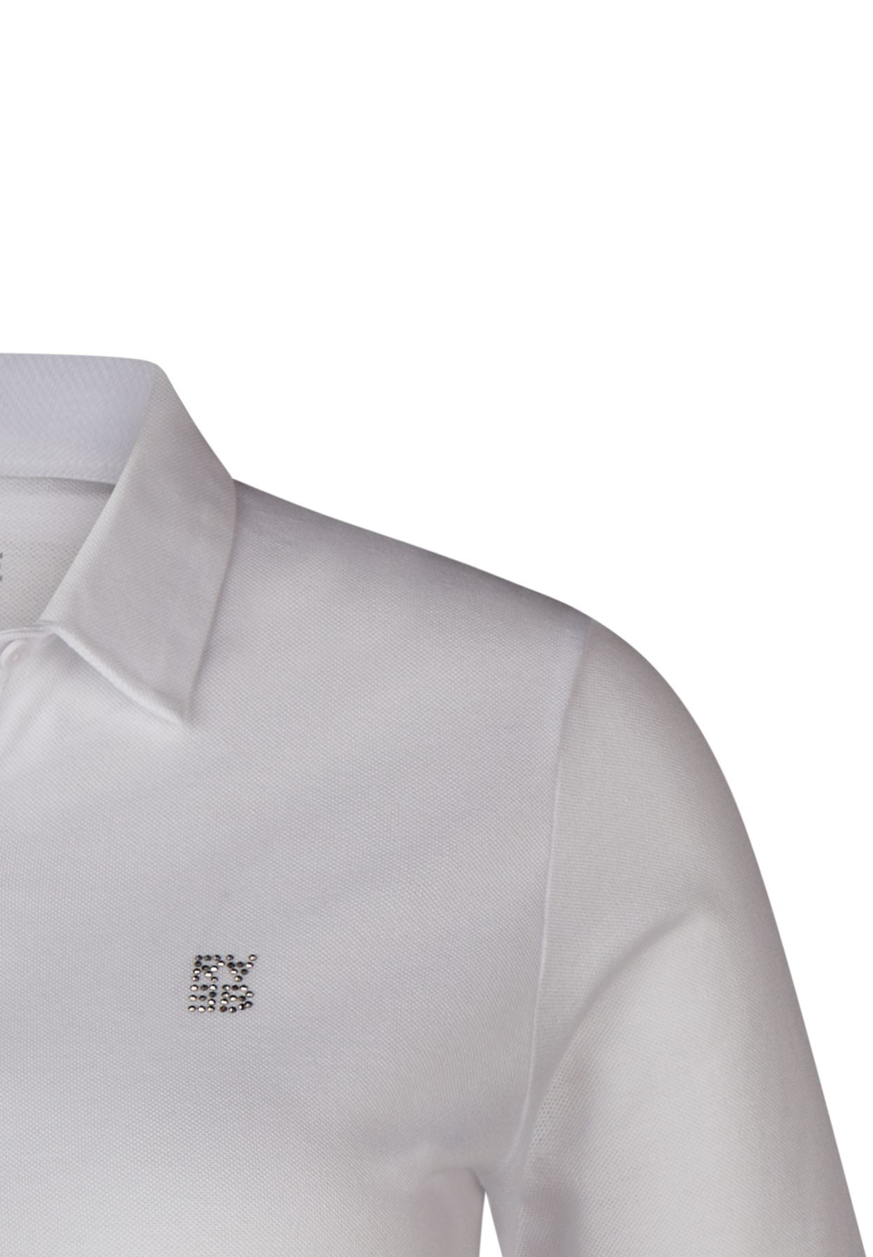 T-Shirt mit klassischer Knopfleiste
