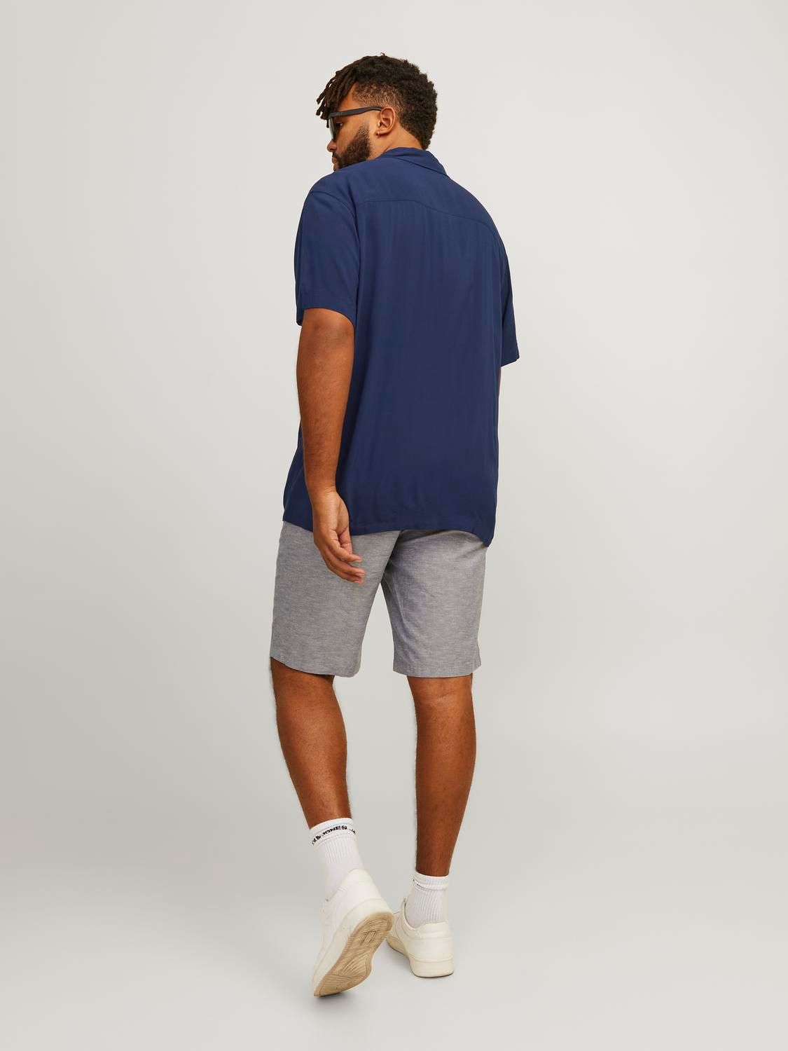 JJEJEFF SOLID RESORT SHIRT SS SN PLS