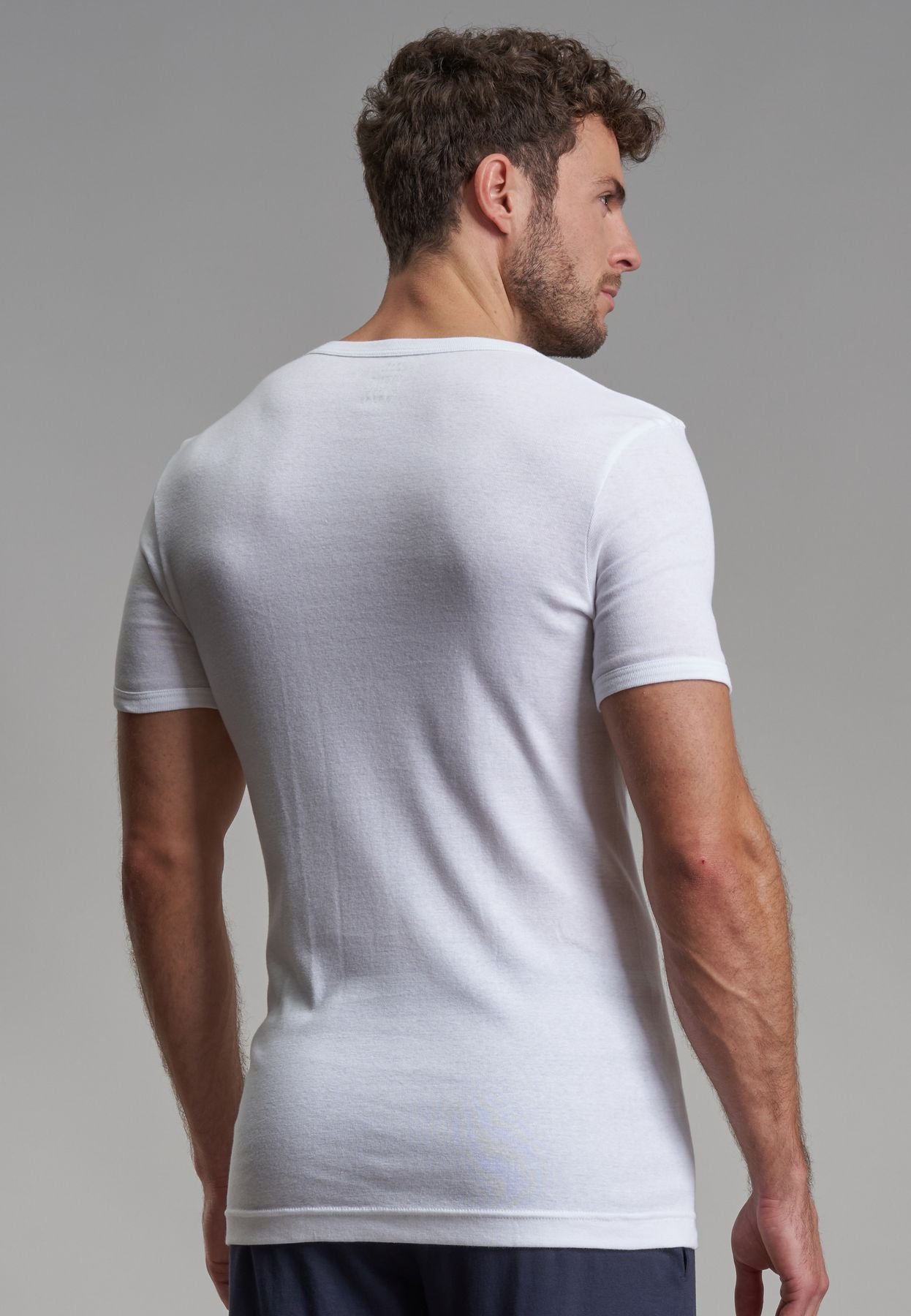 GÖTZBURG Herren T-Shirt uni 2er Pack