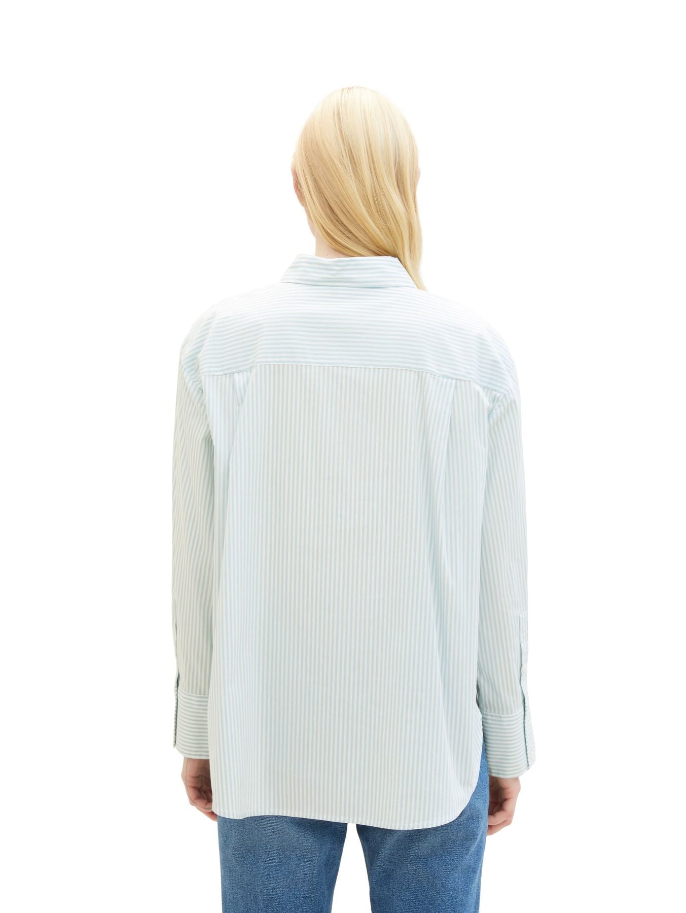 Loose Fit Hemd mit Streifen