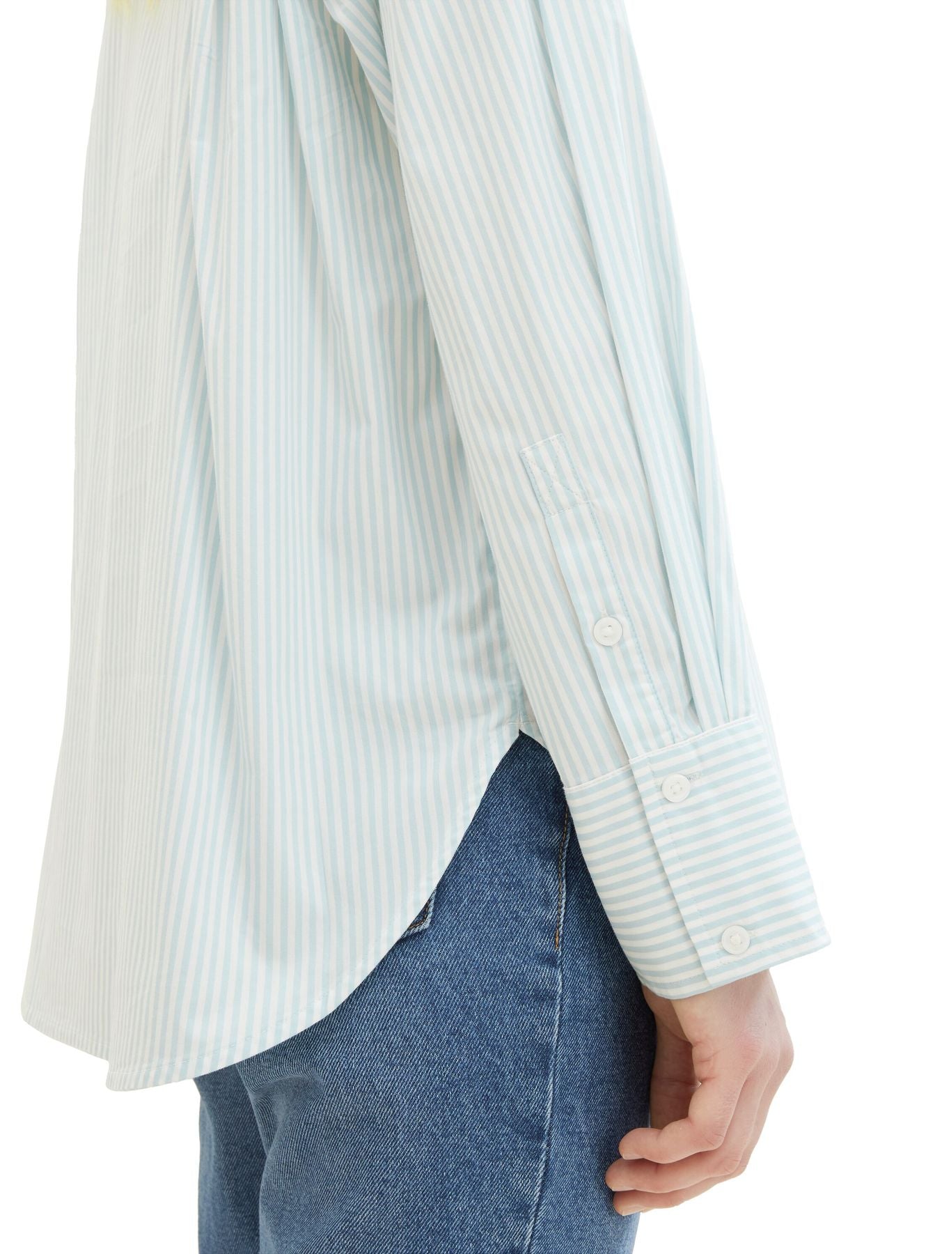 Loose Fit Hemd mit Streifen