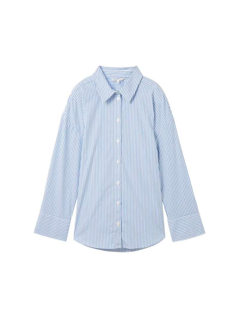 Loose Fit Hemd mit Streifen