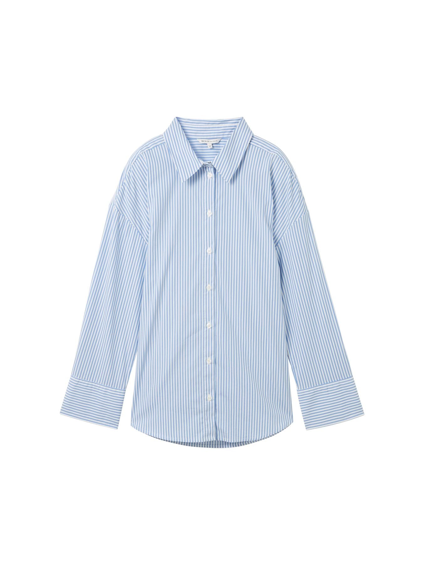 Loose Fit Hemd mit Streifen