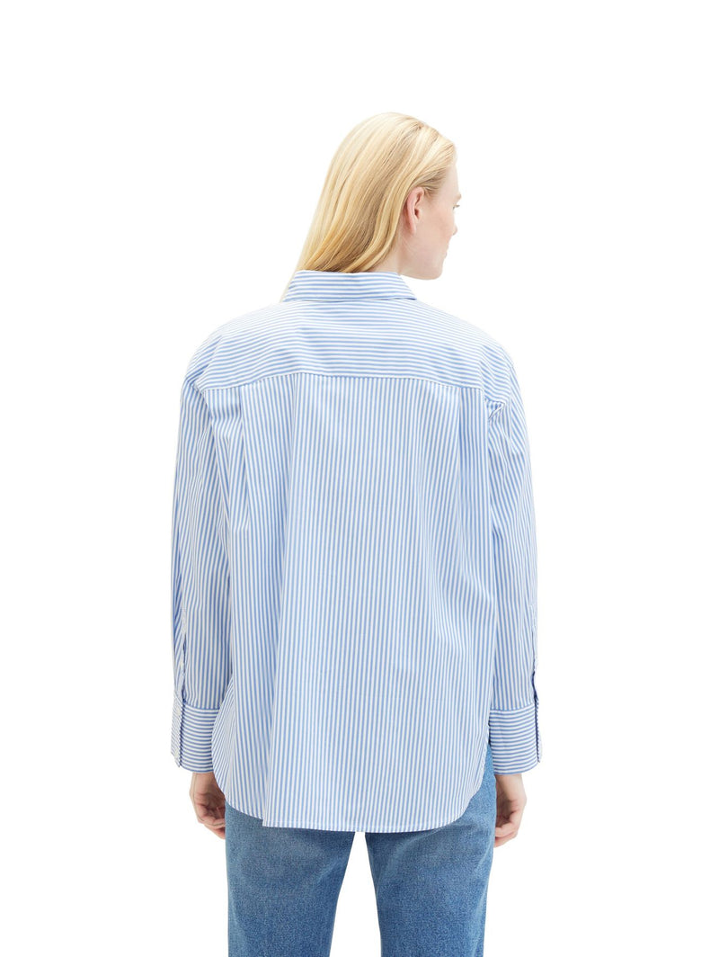 Loose Fit Hemd mit Streifen