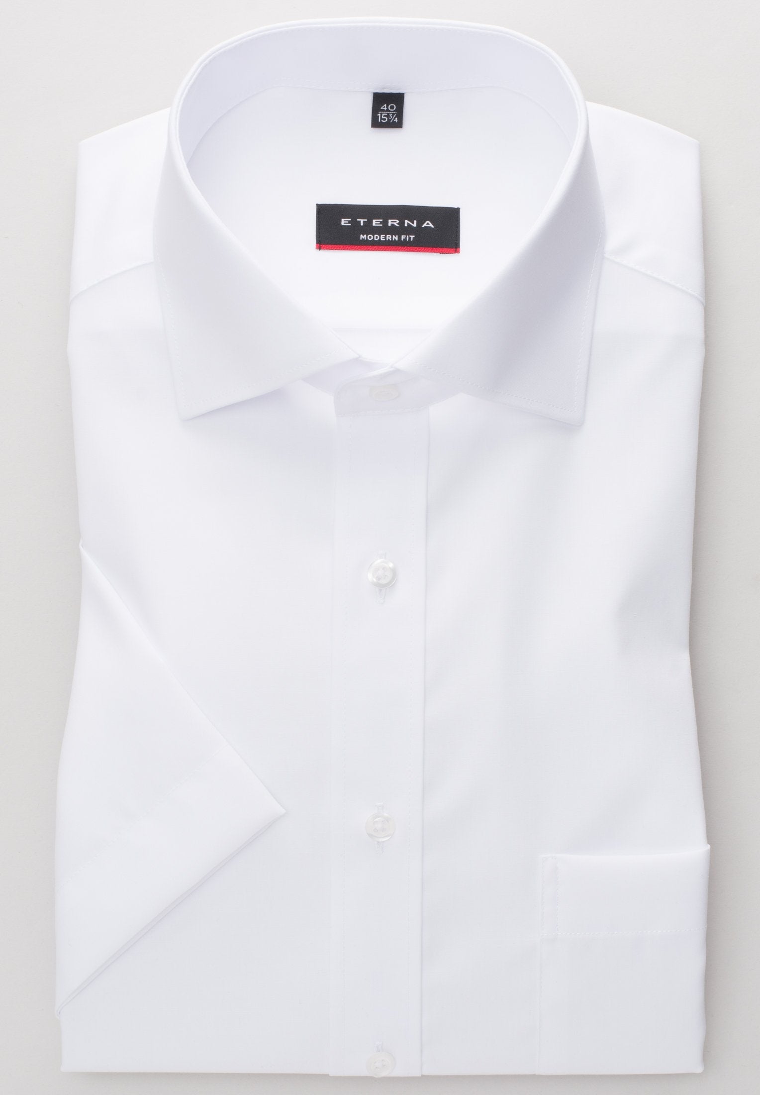 ETERNA KURZARM HEMD MODERN FIT POPELINE
