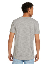 structured Tee w. small print