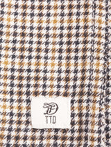 fitted small check shirt