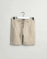 Relaxed Fit Leinen Shorts mit Kordelzug