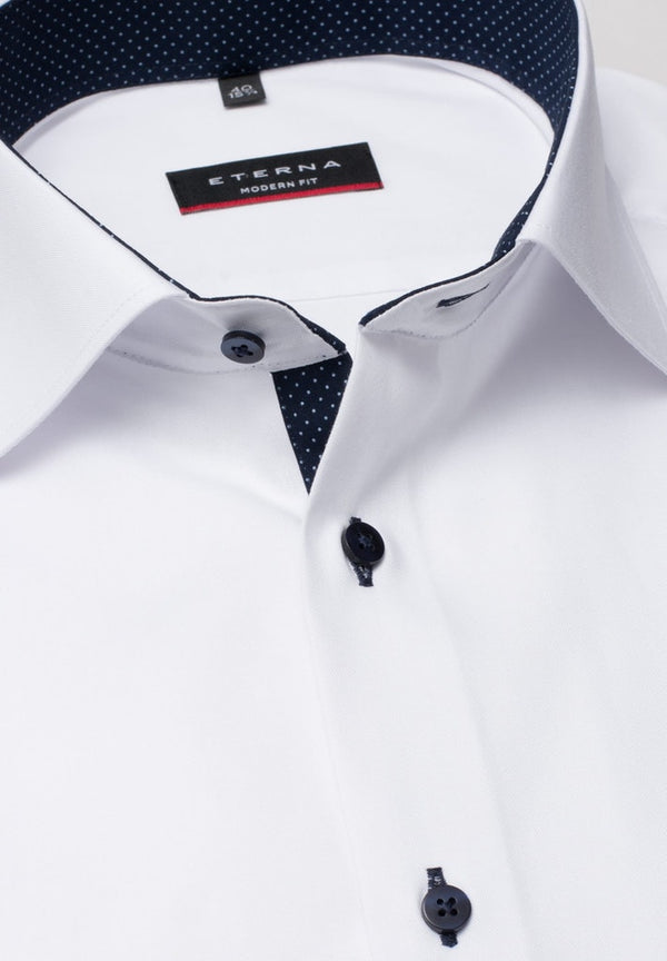 ETERNA KURZARM HEMD MODERN FIT PINPOINT