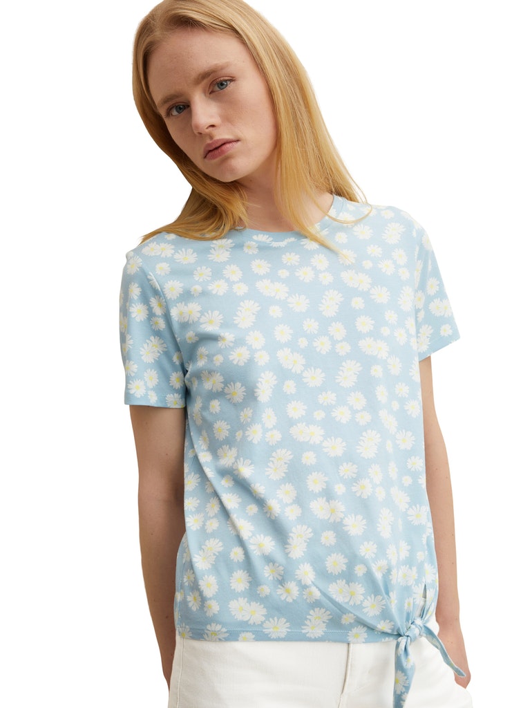 relaxed t-shirt with knot
