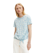 relaxed t-shirt with knot