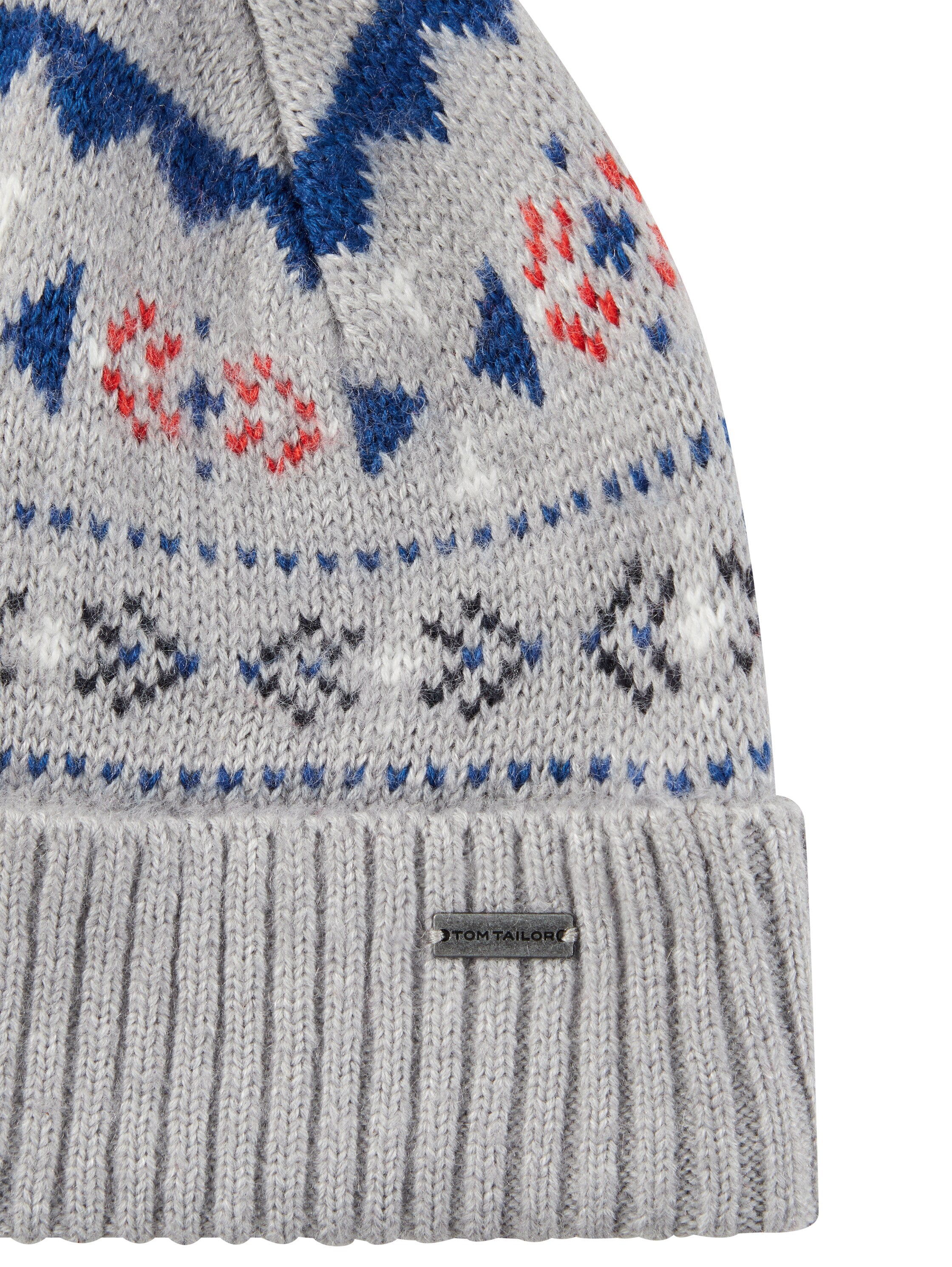 jacquard knitted hat