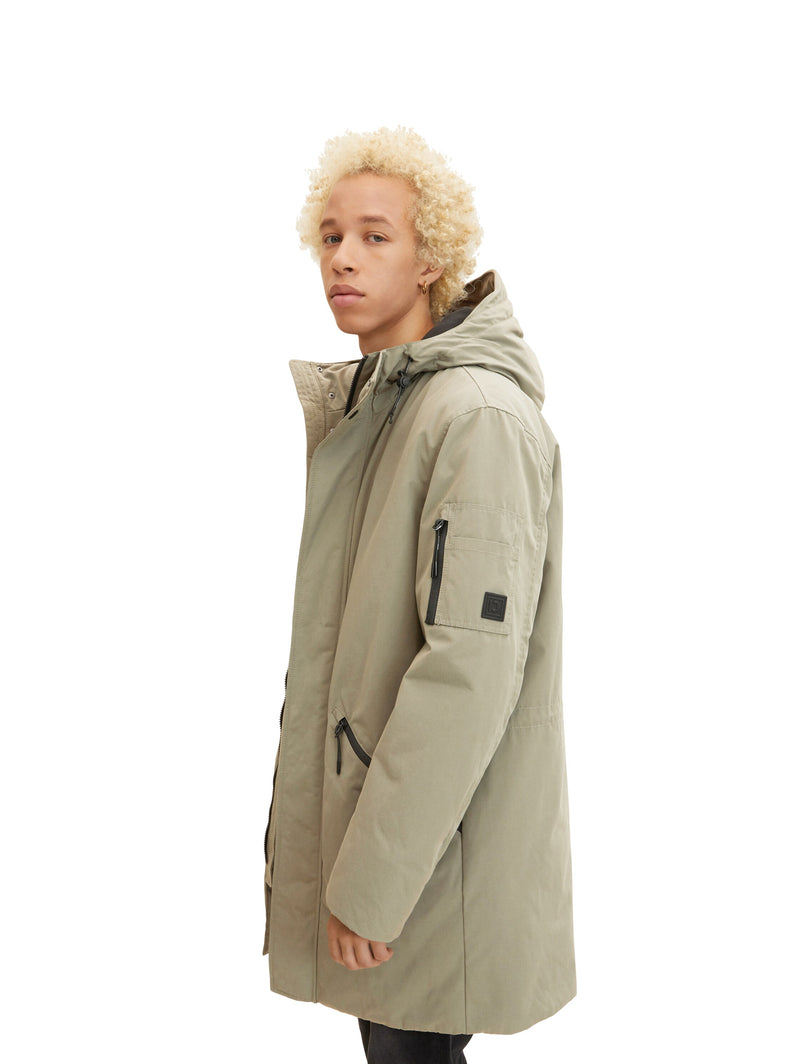 modern detailed parka