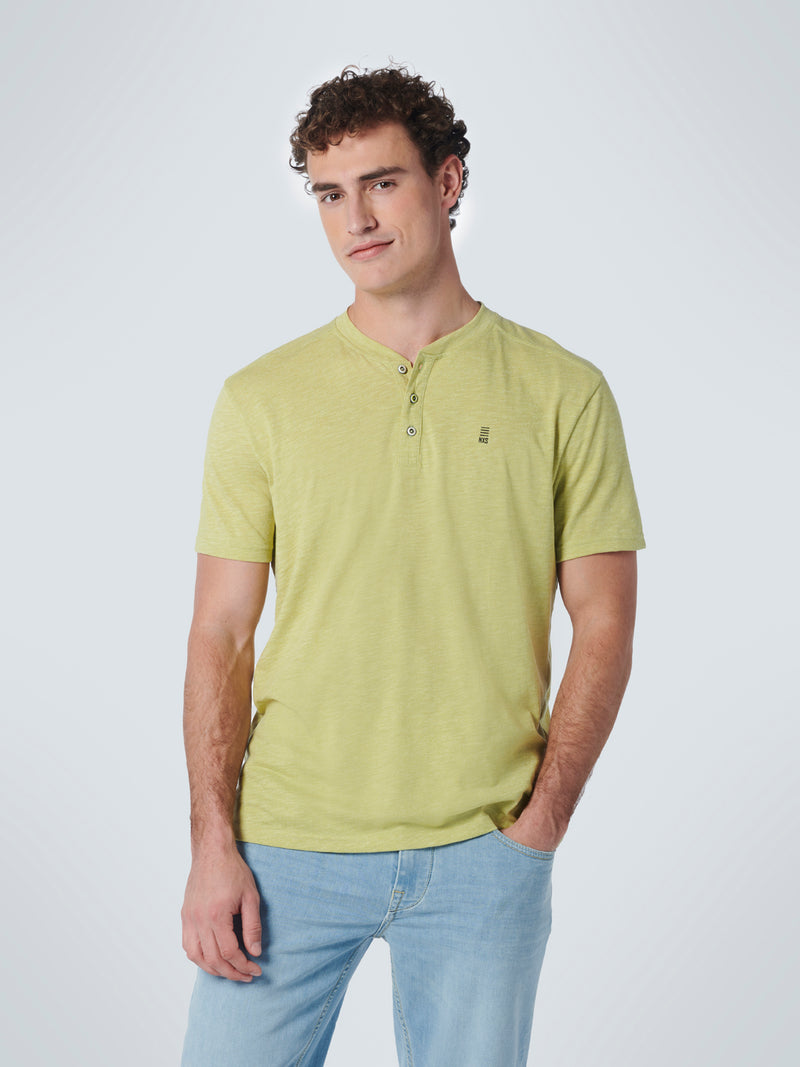 T-Shirt Granddad 2 Colour Melange Responsible Choice Cotton
